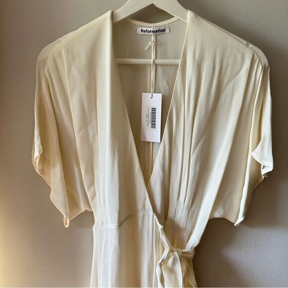 Reformation Winslow Dress White - Picture 4 of 8